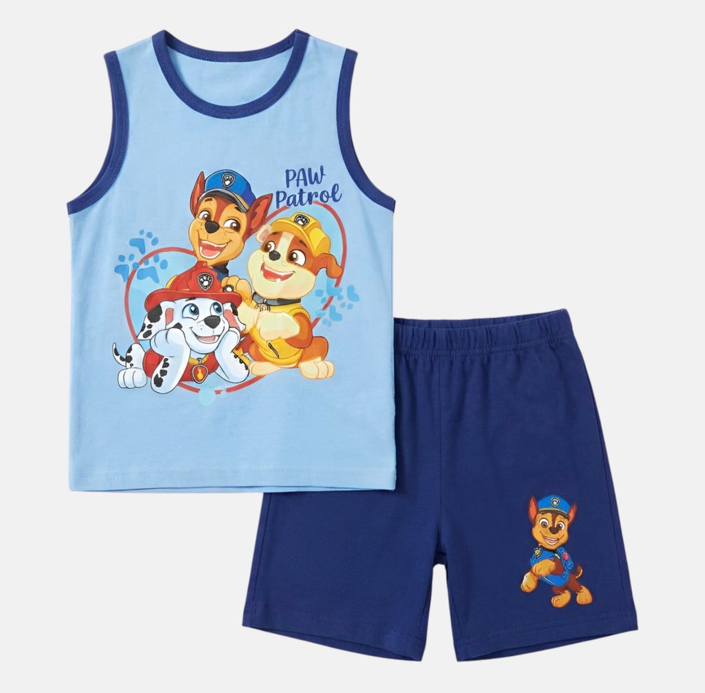 Kinder Sommer-Set mit Paw Patrol – 100% Baumwolle