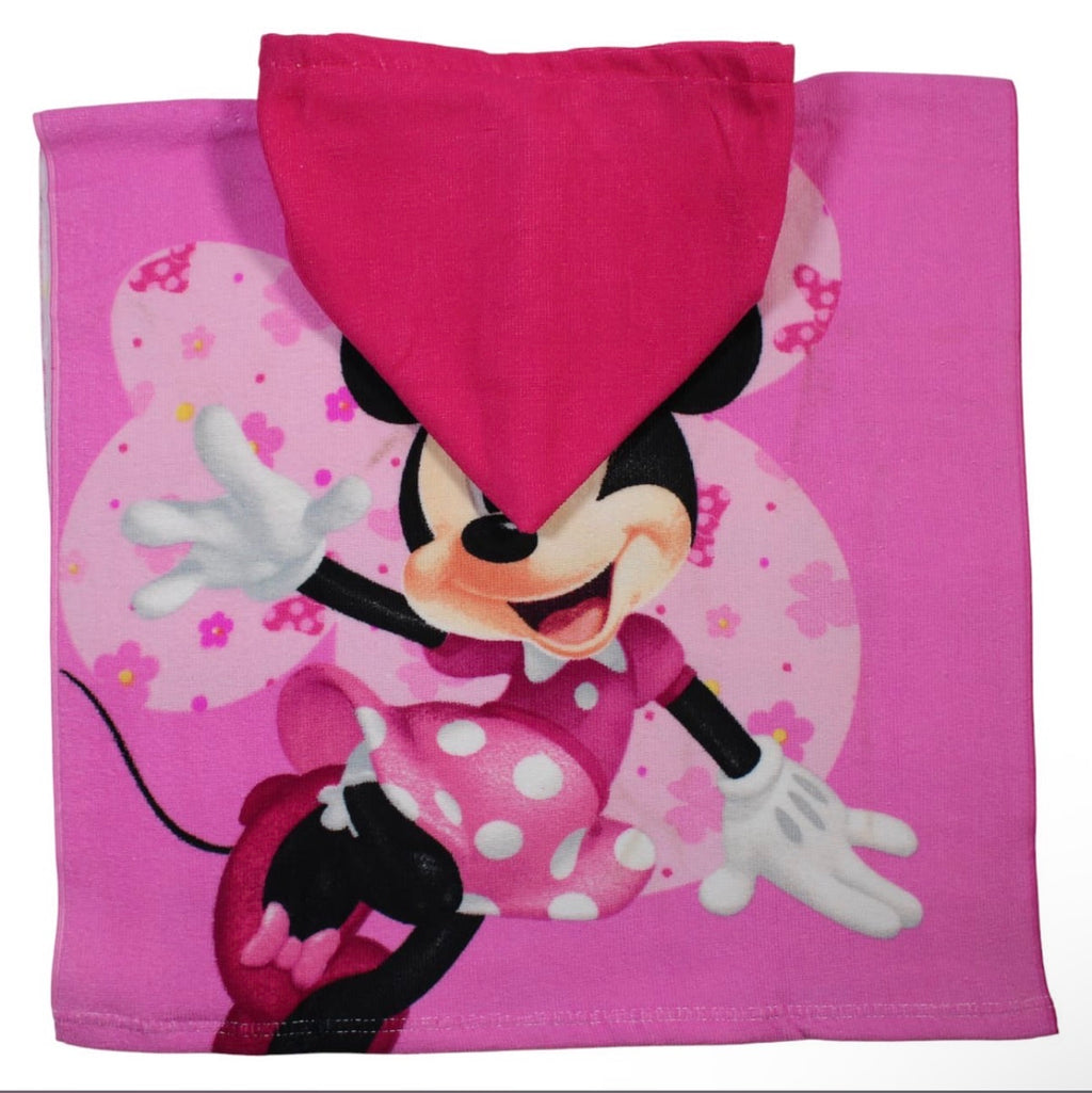 Minnie Mouse Poncho Pink 50 x 100 cm